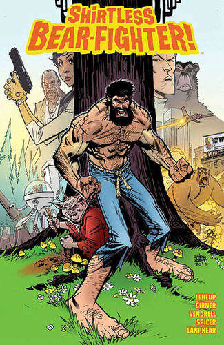 Shirtless Bear-Fighter Volume 1 book cover by Jody LeHeup, Sebastian Girner