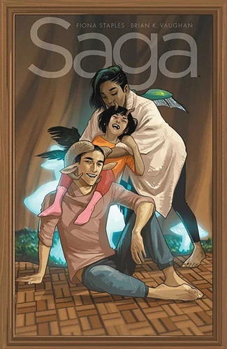 Saga Volume 9 (Saga) book cover by Brian K Vaughan