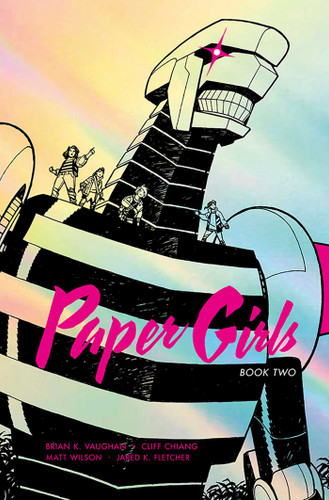 Paper Girls Deluxe Edition Volume 2 book cover by Brian K Vaughan