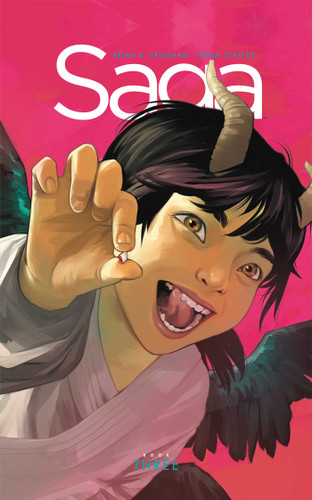 Saga Book Three (Saga) book cover by Brian K Vaughan
