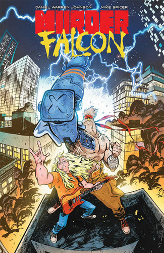 Murder Falcon book cover by Daniel Warren Johnson