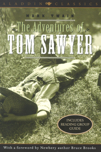 The Adventures of Tom Sawyer (Aladdin Classics) book cover by Mark Twain