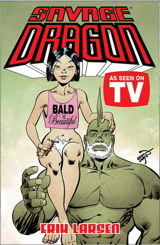 Savage Dragon: As Seen on TV (Savage Dragon) book cover by Erik Larsen