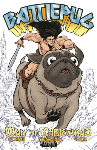 Battlepug Volume 1: War on Christmas book cover by Mike Norton