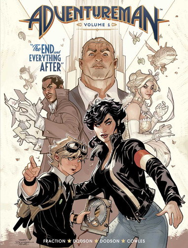 Adventureman Volume 1: The End and Everything After (Adventureman) book cover by Matt Fraction