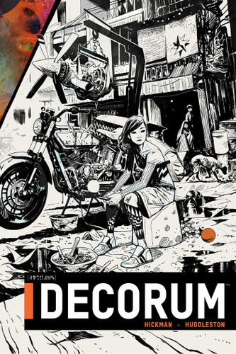 Decorum book cover by Jonathan Hickman
