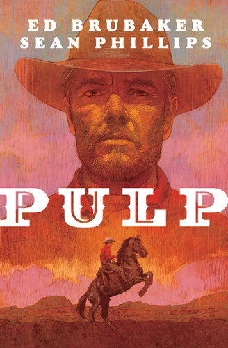Pulp book cover by Ed Brubaker