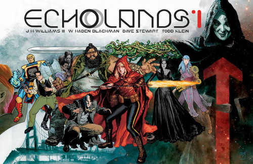 Echolands Volume 1 book cover by J. H. Williams III, Haden Blackman