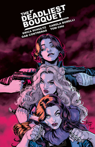 Deadliest Bouquet book cover by Erica Schultz