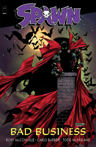 Spawn Bad Business (Spawn) book cover by Rory McConville, Todd McFarlane