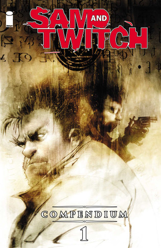Sam and Twitch Compendium 1 (Sam and Twitch) book cover by Brian Michael Bendis, Todd McFarlane, Marc Andreyko, Luca Blengino