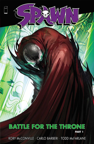 Spawn: Battle for the Throne Part 1 (Spawn) book cover by Rory McConville, Todd McFarlane