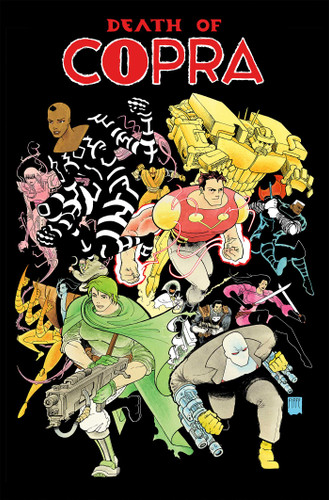 Copra Round 8: Death of Copra book cover by Michel Fiffe