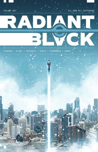 Radiant Black Volume 7: All-New All-Different: A Massive-Verse Book (Massive-Verse) book cover by Kyle Higgins, Joe Clark