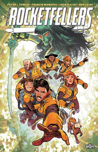 The Rocketfellers Volume 1: First Family of the Future book cover by Peter J. Tomasi