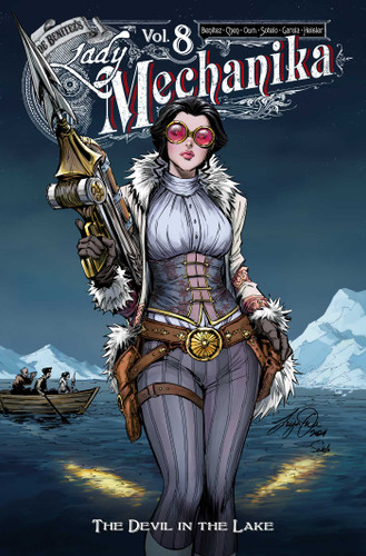 Lady Mechanika Volume 8 (Lady Mechanika) book cover by Joe Benitez, M. M. Chen