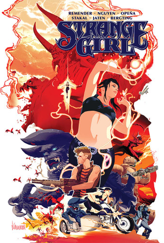 Strange Girl Deluxe Hardcover (Strange Girl) book cover by Rick Remender