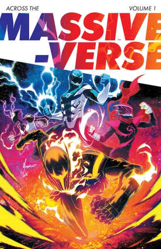 Across the Massive-Verse Volume 1 (Massive-Verse) book cover by Kyle Higgins, Ryan Parrott, Melissa Flores, Mat Groom