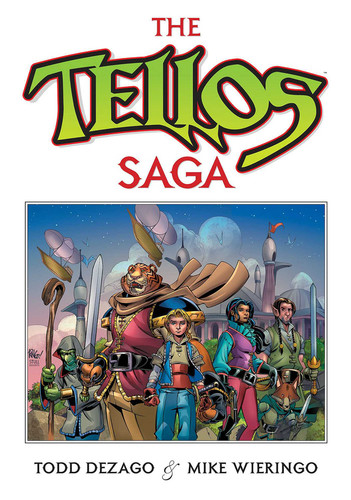 Tellos Saga book cover by Todd DeZago