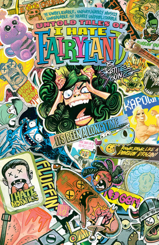 Untold Tales Of I Hate Fairyland (I Hate Fairyland) book cover by Skottie Young