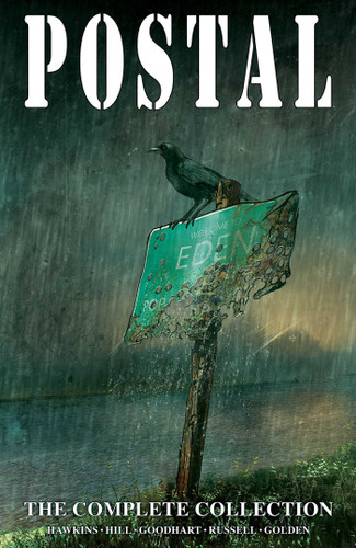 Postal Compendium book cover by Matt Hawkins, Bryan Edward Hill