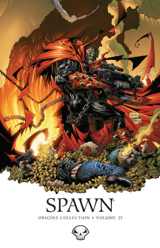 Spawn Origins Volume 25 book cover by Todd McFarlane, Brian Holguin, David Hine