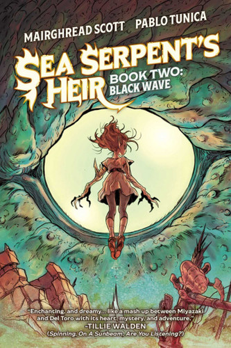 Sea Serpent's Heir Book Two: Black Wave (Sea Serpent's Heir) book cover by Mairghread Scott