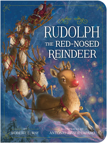 Rudolph the Red-Nosed Reindeer (Classic Board Books) book cover by Robert L. May