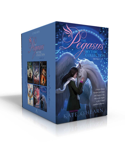 The Pegasus Mythic Collection Books 1-6 (Boxed Set): The Flame of Olympus; Olympus at War; The New Olympians; Origins of Olympus; Rise of the Titans; The End of Olympus (Pegasus) book cover by Kate O'Hearn
