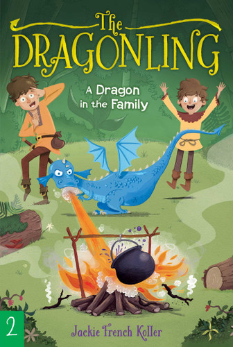 A Dragon in the Family (The Dragonling) book cover by Jackie French Koller