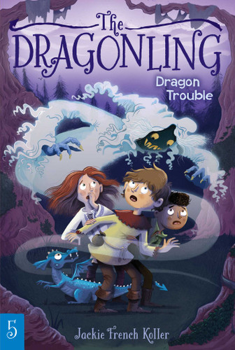 Dragon Trouble (The Dragonling) book cover by Jackie French Koller