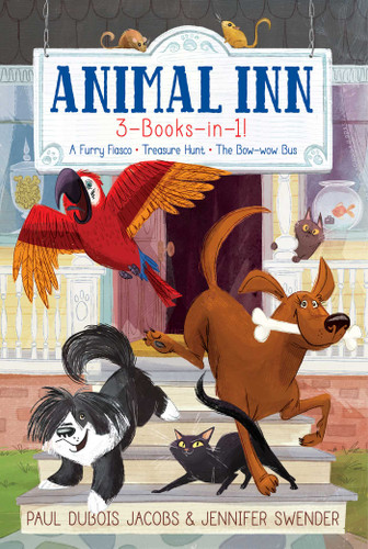 Animal Inn 3-Books-in-1!: A Furry Fiasco; Treasure Hunt; The Bow-wow Bus (Animal Inn) book cover by Paul DuBois Jacobs, Jennifer Swender