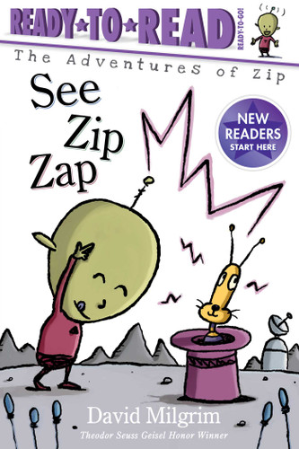 See Zip Zap: Ready-to-Read Ready-to-Go! (The Adventures of Zip) book cover by David Milgrim