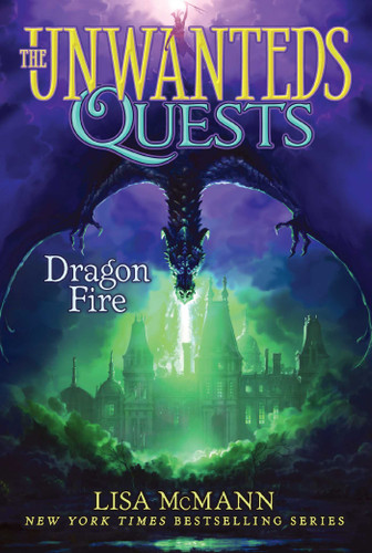 Dragon Fire (The Unwanteds Quests) book cover by Lisa McMann