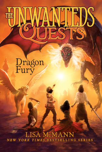 Dragon Fury (The Unwanteds Quests) book cover by Lisa McMann
