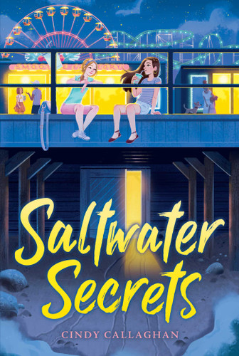 Saltwater Secrets book cover by Cindy Callaghan
