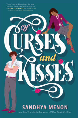 Of Curses and Kisses (Rosetta Academy) book cover by Sandhya Menon