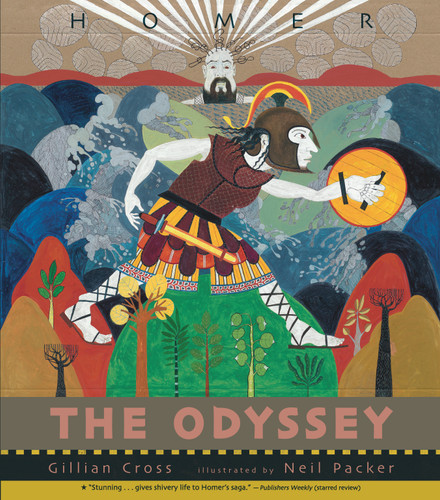 The Odyssey: (An Illustrated Retelling of Homer's Epic About Odysseus, Greek Mythology & Ancient Greece for Grades 3-7 Classroom Study and Children Ages 8-12) book cover by Gillian Cross