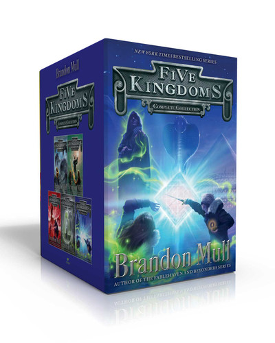Five Kingdoms Complete Collection (Boxed Set): Sky Raiders; Rogue Knight; Crystal Keepers; Death Weavers; Time Jumpers (Five Kingdoms) book cover by Brandon Mull