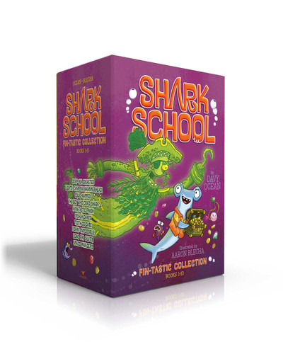 Shark School Fin-tastic Collection Books 1-10 (Boxed Set) (Shark School) book cover by Davy Ocean