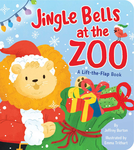 Jingle Bells at the Zoo book cover by Jeffrey Burton
