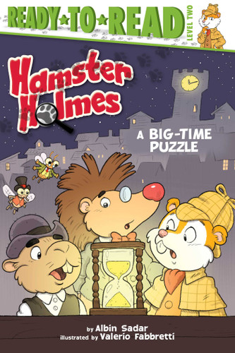 Hamster Holmes, A Big-Time Puzzle: Ready-to-Read Level 2 (Hamster Holmes) book cover by Albin Sadar