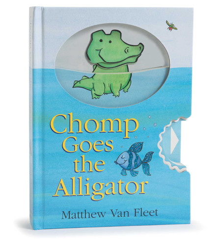 Chomp Goes the Alligator book cover by Matthew Van Fleet
