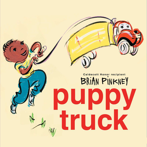 Puppy Truck book cover by Brian Pinkney