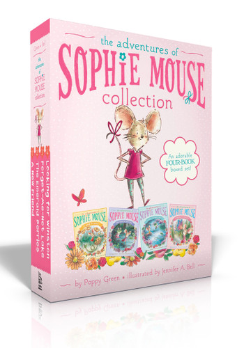 The Adventures of Sophie Mouse Collection (Boxed Set): A New Friend; The Emerald Berries; Forget-Me-Not Lake; Looking for Winston (The Adventures of Sophie Mouse) book cover by Poppy Green
