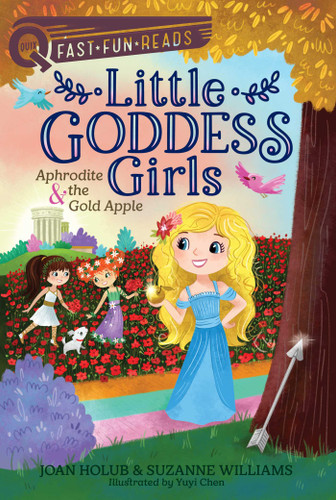 Aphrodite & the Gold Apple: A QUIX Book (Little Goddess Girls) book cover by Joan Holub, Suzanne Williams