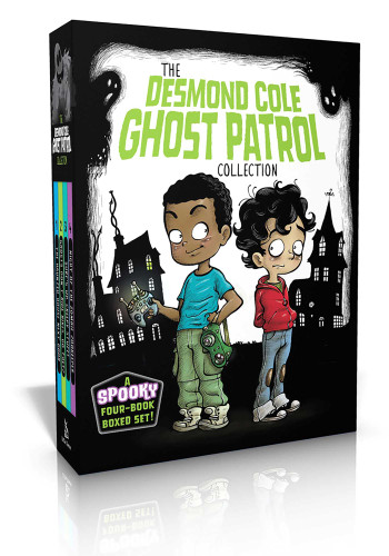 The Desmond Cole Ghost Patrol Collection (Boxed Set): The Haunted House Next Door; Ghosts Don't Ride Bikes, Do They?; Surf's Up, Creepy Stuff!; Night of the Zombie Zookeeper (Desmond Cole Ghost Patrol) book cover by Andres Miedoso