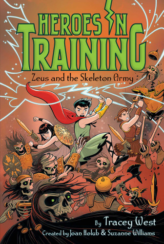 Zeus and the Skeleton Army (Heroes in Training) book cover by Tracey West