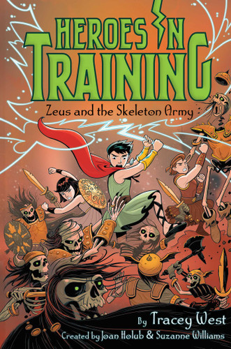Zeus and the Skeleton Army (Heroes in Training) book cover by Tracey West