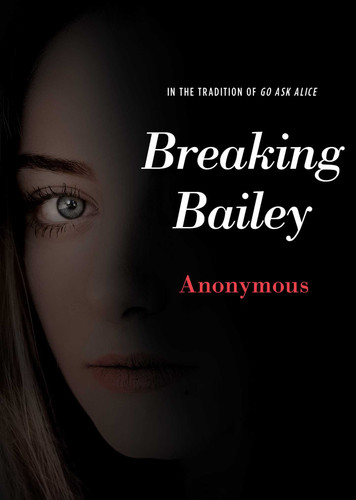 Breaking Bailey (Anonymous Diaries) book cover by Anonymous
